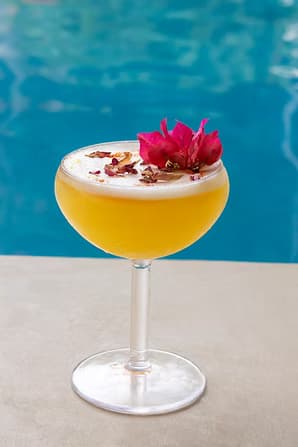 Cocktail at Crazy Monkey restaurant